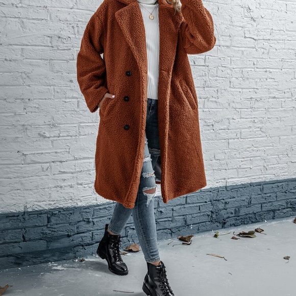 Oversized Teddy Coat - Picture 1 of 10